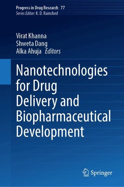 Front cover_Nanotechnologies for Drug Delivery and Biopharmaceutical Development