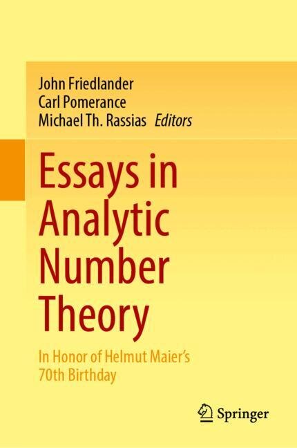 Couverture_Essays in Analytic Number Theory