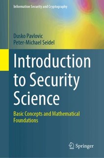 Front cover_Introduction to Security Science