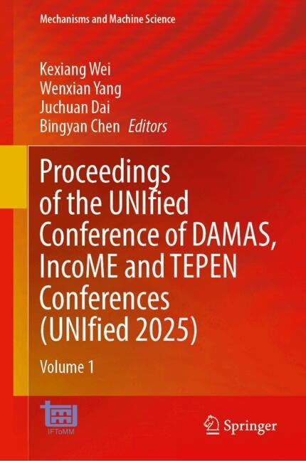 Couverture_Proceedings of the UNIfied Conference of DAMAS, IncoME and TEPEN Conferences (UNIfied 2025)
