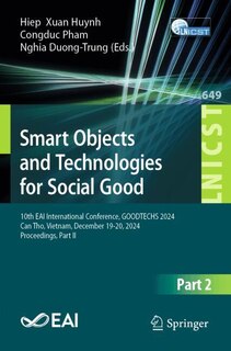 Couverture_Smart Objects and Technologies for Social Good