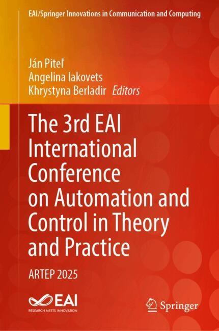 Front cover_The 3rd EAI International Conference on Automation and Control in Theory and Practice