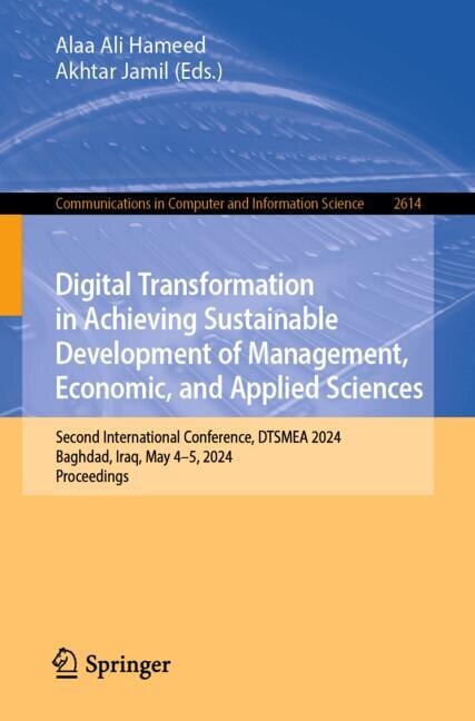 Front cover_Digital Transformation in Achieving Sustainable Development of Management, Economic, and Applied Sciences