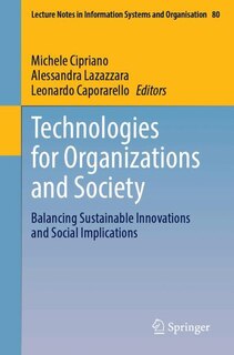 Couverture_Technologies for Organizations and Society