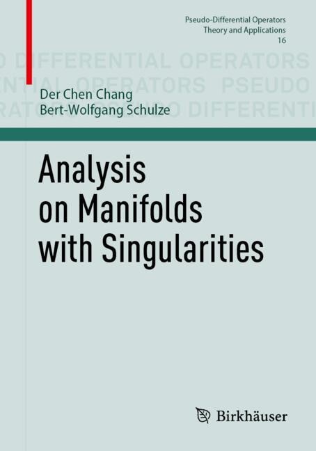 Front cover_Analysis on Manifolds with Singularities