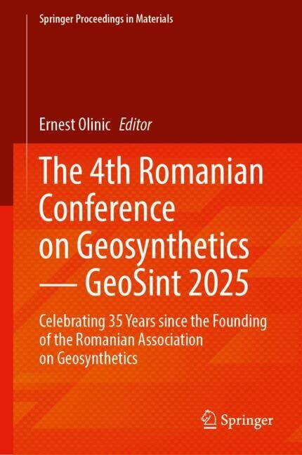 Couverture_The 4th Romanian Conference on Geosynthetics - GeoSint 2025
