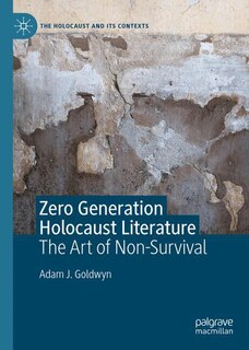 Front cover_Zero Generation Holocaust Literature