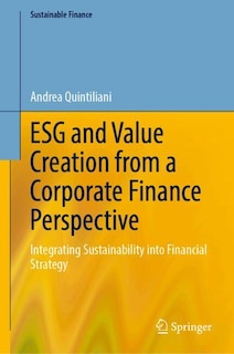 Couverture_ESG and Value Creation from a Corporate Finance Perspective