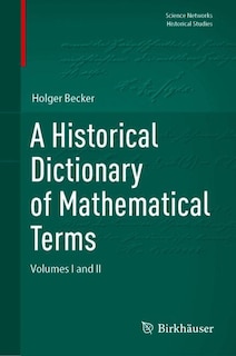 Couverture_A Historical Dictionary of Mathematical Terms