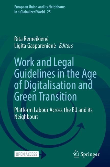 Couverture_Work and Legal Guidelines in the Age of Digitalisation and Green Transition