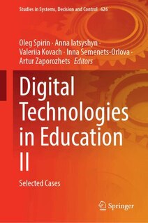 Front cover_Digital Technologies in Education II