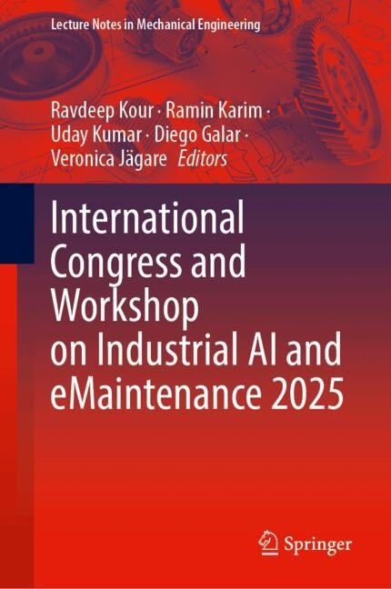 Couverture_International Congress and Workshop on Industrial AI and eMaintenance 2025