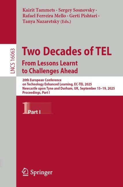 Couverture_Two Decades of TEL. From Lessons Learnt to Challenges Ahead