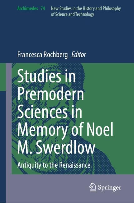 Couverture_Studies in Premodern Sciences in Memory of Noel M. Swerdlow