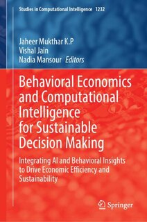 Couverture_Behavioral Economics and Computational Intelligence for Sustainable Decision Making