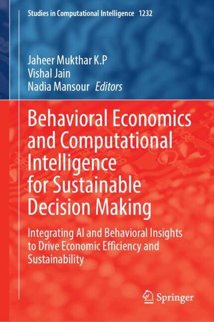 Couverture_Behavioral Economics and Computational Intelligence for Sustainable Decision Making