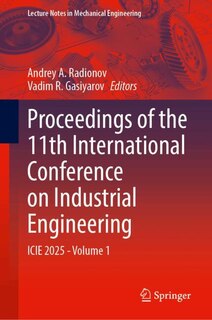 Couverture_Proceedings of the 11th International Conference on Industrial Engineering