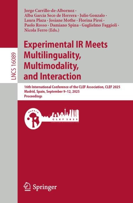 Couverture_Experimental IR Meets Multilinguality, Multimodality, and Interaction