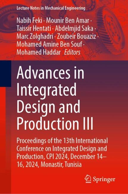 Couverture_Advances in Integrated Design and Production III
