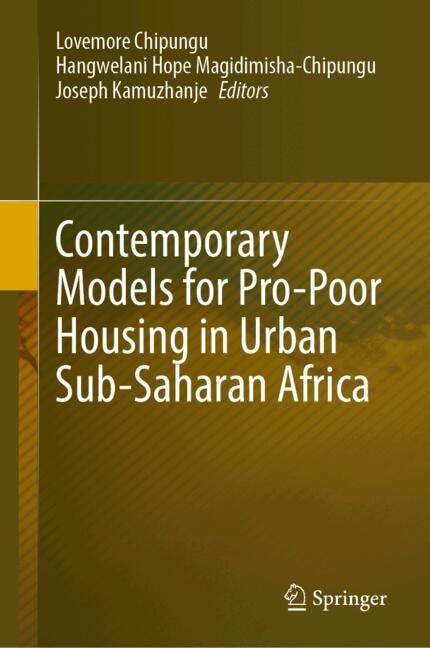Front cover_Contemporary Models for Pro-Poor Housing in Urban Sub-Saharan Africa