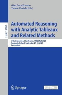 Couverture_Automated Reasoning with Analytic Tableaux and Related Methods