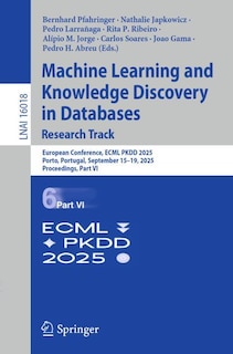 Front cover_Machine Learning and Knowledge Discovery in Databases. Research Track