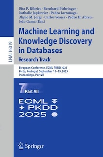 Couverture_Machine Learning and Knowledge Discovery in Databases. Research Track