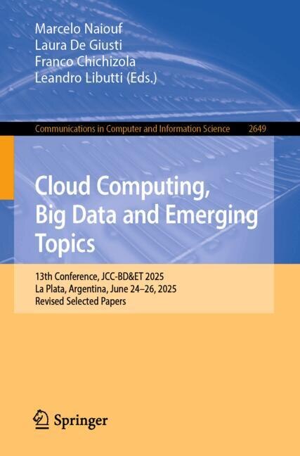 Couverture_Cloud Computing, Big Data and Emerging Topics