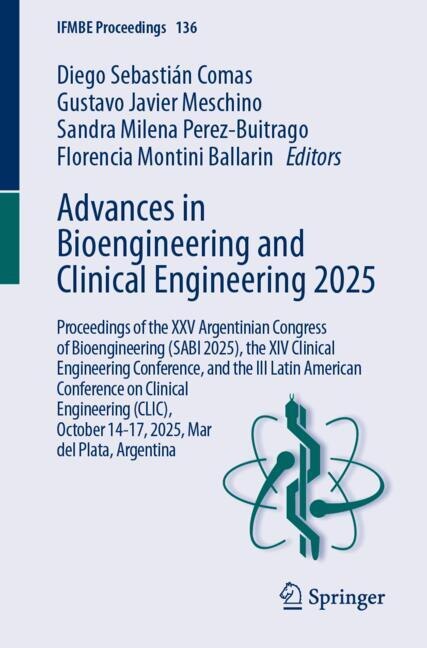 Couverture_Advances in Bioengineering and Clinical Engineering 2025
