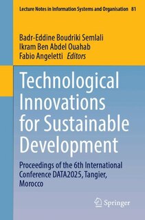 Couverture_Technological Innovations for Sustainable Development
