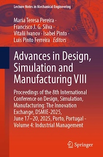 Front cover_Advances in Design, Simulation and Manufacturing VIII