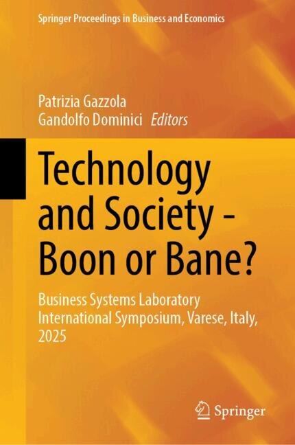 Couverture_Technology and Society - Boon or Bane?
