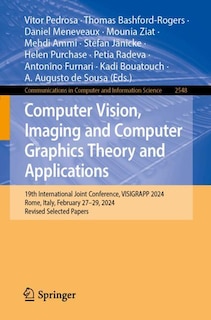 Front cover_Computer Vision, Imaging and Computer Graphics Theory and Applications