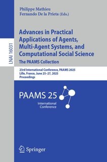 Front cover_Advances in Practical Applications of Agents, Multi-Agent Systems, and Computational Social Science