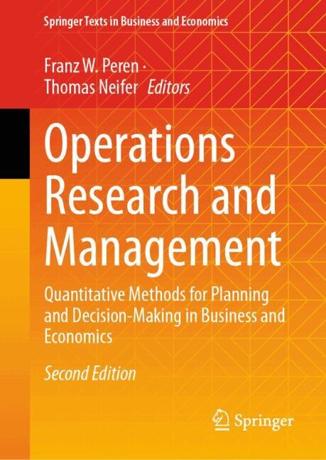 Front cover_Operations Research and Management