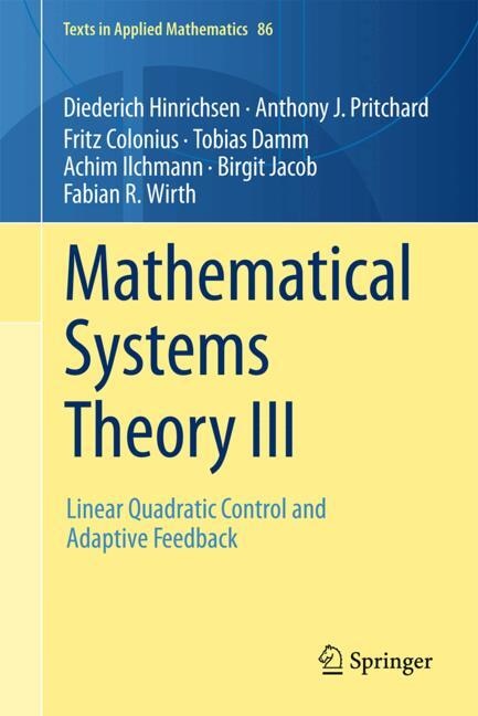 Front cover_Mathematical Systems Theory III