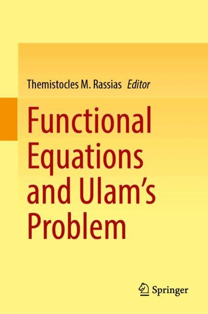 Front cover_Functional Equations and Ulam's Problem