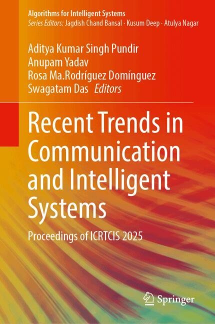Couverture_Recent Trends in Communication and Intelligent Systems