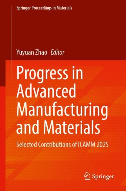 Couverture_Progress in Advanced Manufacturing and Materials