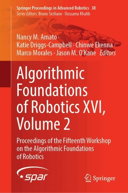 Couverture_Algorithmic Foundations of Robotics XVI, Volume 2