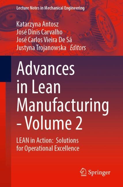 Couverture_Advances in Lean Manufacturing, Volume 2