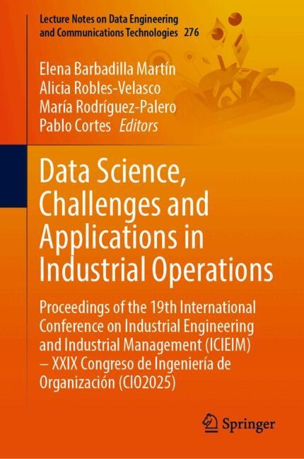 Couverture_Data Science, Challenges and Applications in Industrial Operations