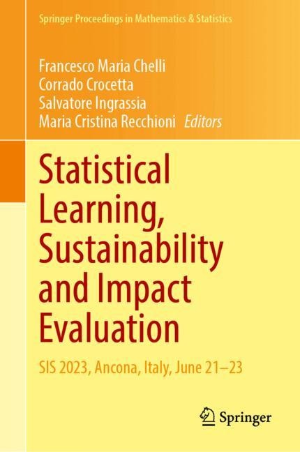Front cover_Statistical Learning, Sustainability and Impact Evaluation