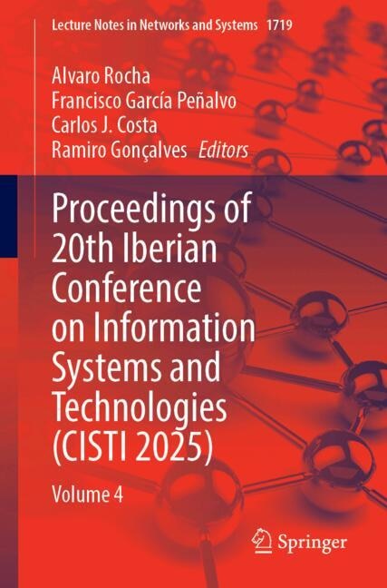 Couverture_Proceedings of 20th Iberian Conference on Information Systems and Technologies (CISTI 2025)