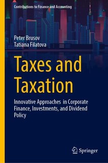 Front cover_Taxes and Taxation