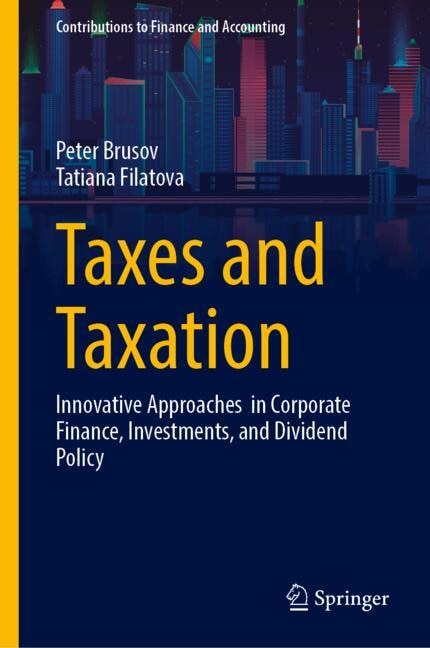 Front cover_Taxes and Taxation