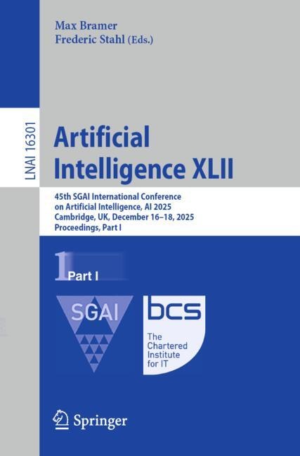 Front cover_Artificial Intelligence XLII