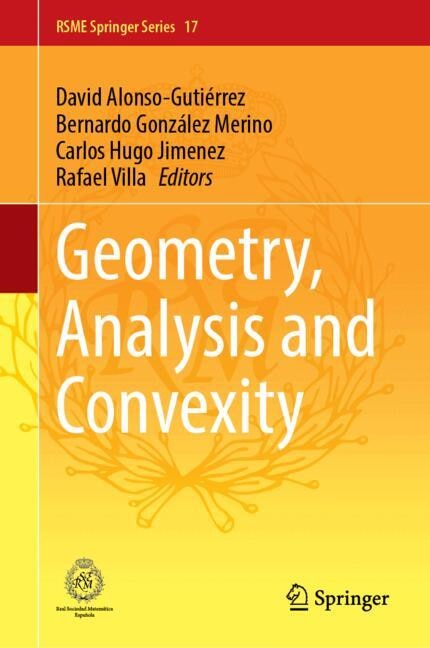 Couverture_Geometry, Analysis and Convexity