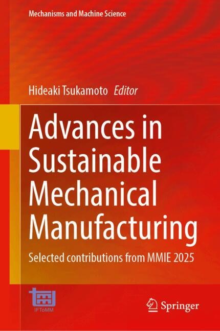 Front cover_Advances in Sustainable Mechanical Manufacturing
