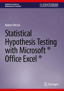 Couverture_Statistical Hypothesis Testing with Microsoft Office Excel